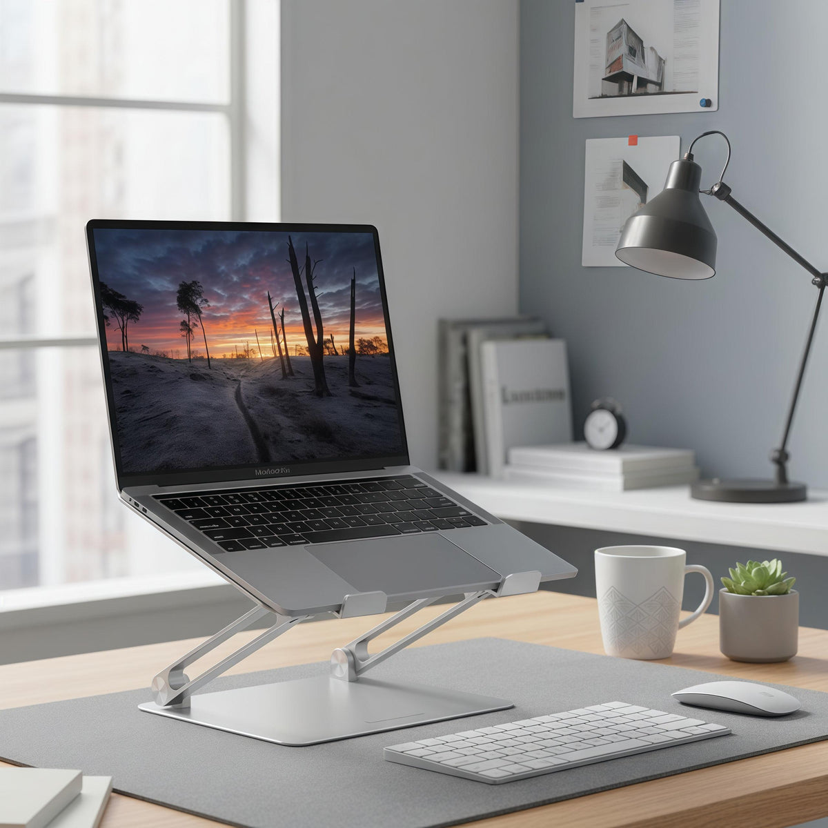 Adjustable Laptop Stand Folding Portable Bracket for Desk & Office