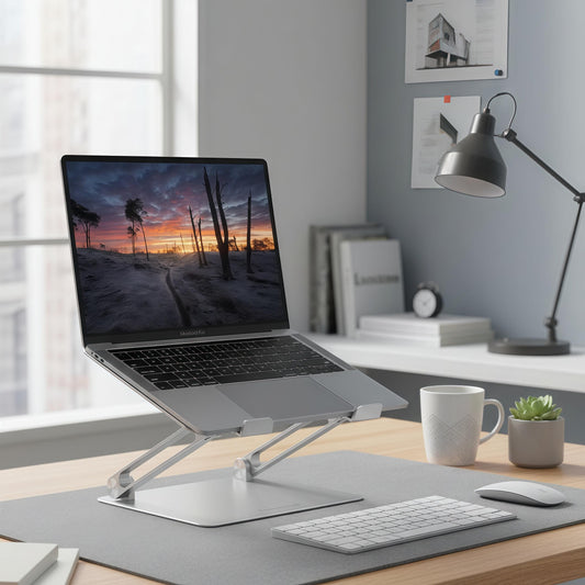 Adjustable Laptop Stand Folding Portable Bracket for Desk & Office